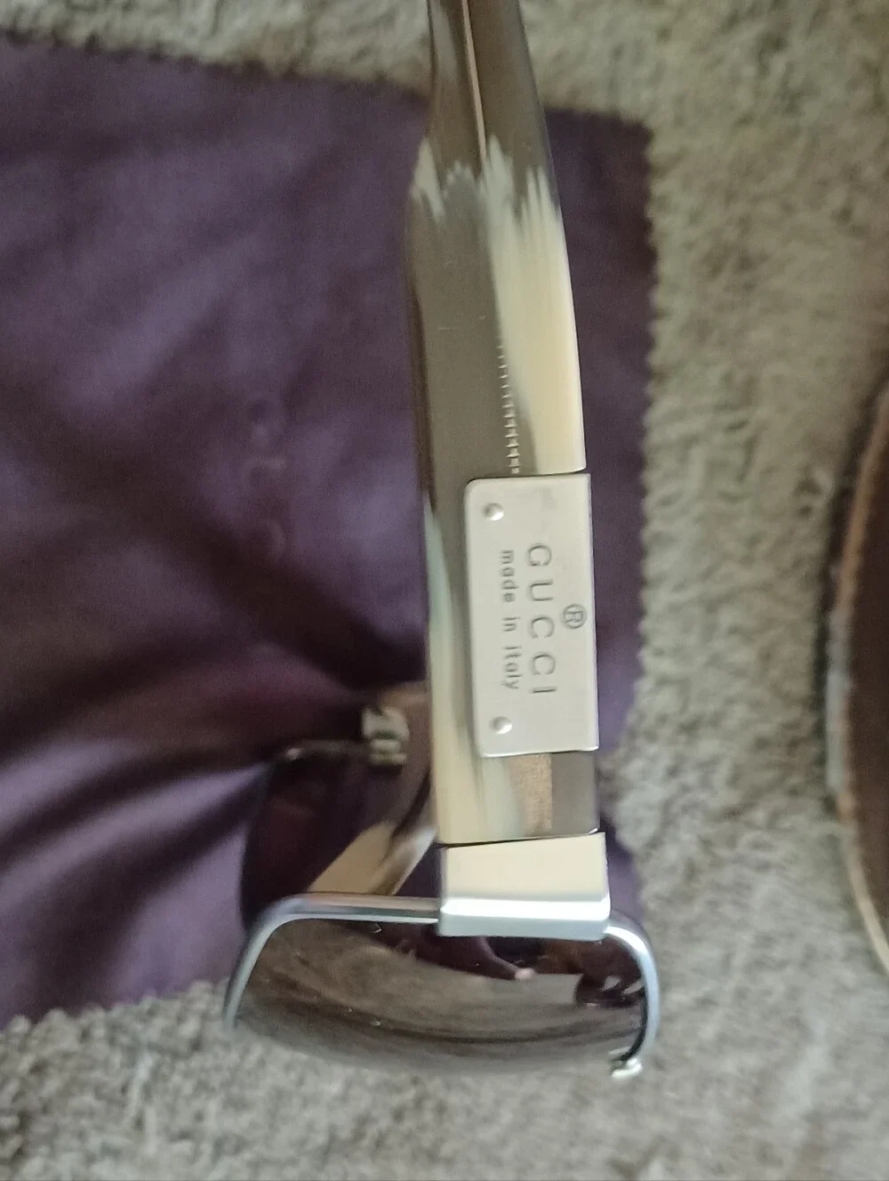 AUTHENTIC Gucci GG1856/S ( Aviator Square sunglasses )